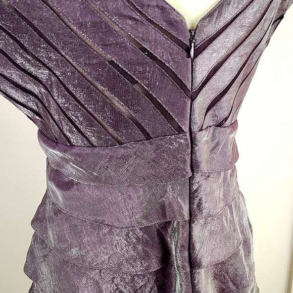 Adian Mattox Purple Cocktail Dress - Picture 9 of 15